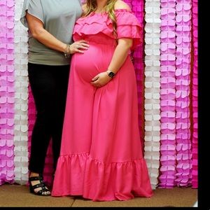 Hot Pink Beautiful Dress